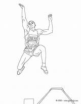 Salto Longitud Saut Longueur Distancia Atletismo Hellokids Deportes Esportes Athletisme sketch template
