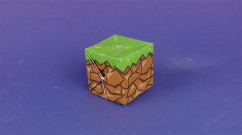 minecraft block origami tavins origami