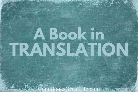 books  translation good books great life