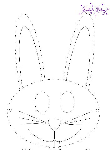 printable easter bunny mask printables  mom