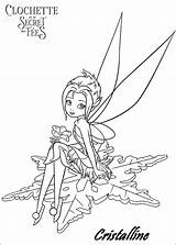 Clochette Cristalline Fees Fées Fee Fée Colorier Tinkerbell Givre Soeur Nora Adorable Jolie Ausmalbilder Jumelle sketch template