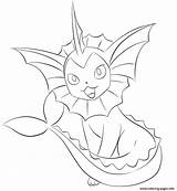 Vaporeon Coloring Pokemon Pages Printable Eevee Sheets Jolteon Lilly Gerbil Lineart Colouring Kids Supercoloring Evolutions Print Color Pokémon Sketch Clipart sketch template