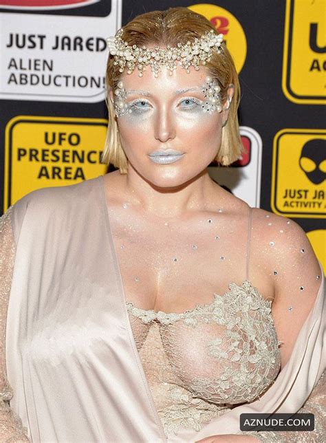 Hayley Hasselhoff Big Boobs Costume At Halloween Party In Los Angeles