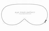 Mask Eye Pattern Sleep Printable Template Diy Templates Invitations Party Invitation Sleepover Masks Tutorial Patroon Sewing Para Google Spa Dormir sketch template