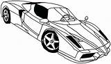 Coloring Pages Car Race Drift Print Muscle Mustang Ferrari Cars Colouring Printable Color Getcolorings Drawing Kids Kaynak sketch template