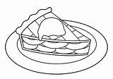 Pie Coloring Pages Apple Color Printable Cutie Slice Simple Drawing Cheese Bulkcolor Cake Thanksgiving Getcolorings Template Ausmalen Kids Slices Choose sketch template