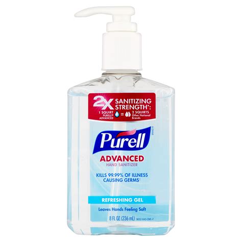 purell advanced refreshing gel hand sanitizer  fl oz pack