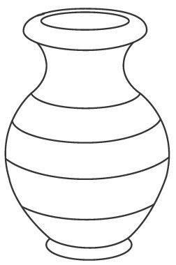 vase printable template  printable papercraft templates vase