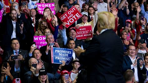 Trump Rallies For Republicans But Finds ‘do Not Enter’ Signs In Some