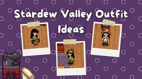read description  outfit ideas stardew valley youtube