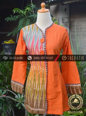 model baju batik  tenun fashion modern