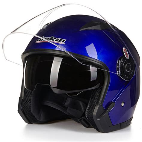 motorcycle helmet open face   dual visor scooter unisex helmet mlxlxxl ebay