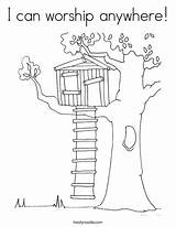 Tree House Coloring Worship Pages Magic Colouring Treehouse Psalm Template Climb Anywhere Kids Printable Drawing Into Clipart Houses Color Sheets sketch template