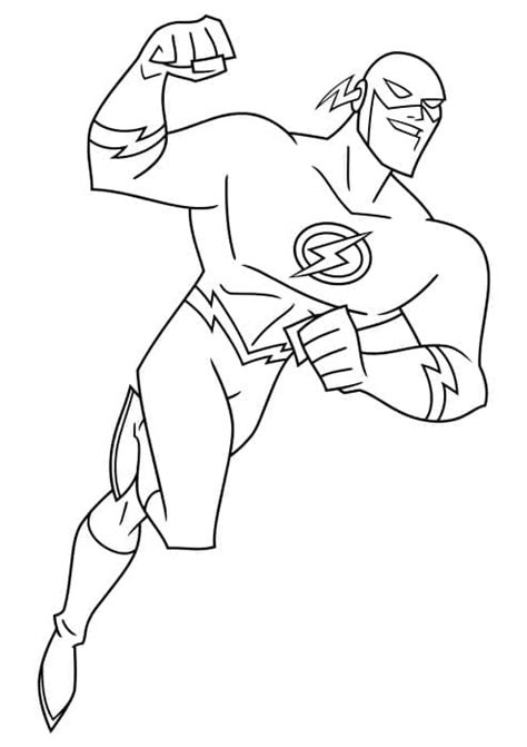 flash coloring pages  printable coloring pages  kids
