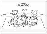 Coloring Calico Critters Pages Kids Color sketch template