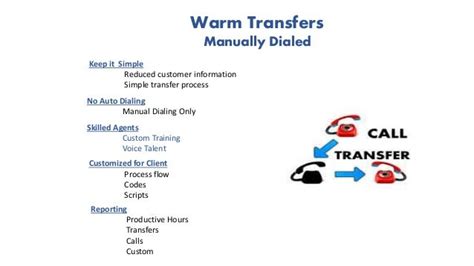 Warm Transfers