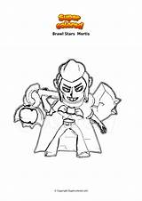 Brawl Mortis Ausmalbild Supercolored sketch template