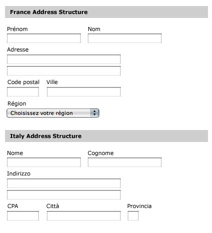 international address fields  web forms uxmatters