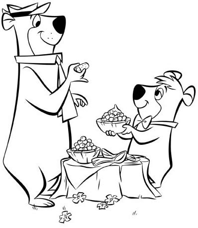 favorite yogi bear coloring pages  kids coloring pages