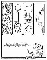 Storybots Coloring Bookmarks Activity Bots Story Pages Printable Sheets Kids Birthday Robot Color Monster Bookmark Market Diy Worksheets Activities School sketch template