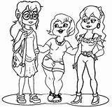 Coloring Chipmunks Chipettes Alvin Pages Chipwrecked Library Popular sketch template