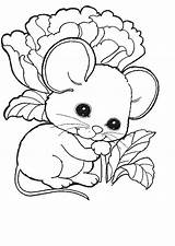 Mice Coloring Kids Pages Muis Fun sketch template