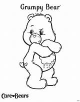 Bear Grumpy Care Coloring Pages Bears Drawing Printable Book Getdrawings Colour sketch template