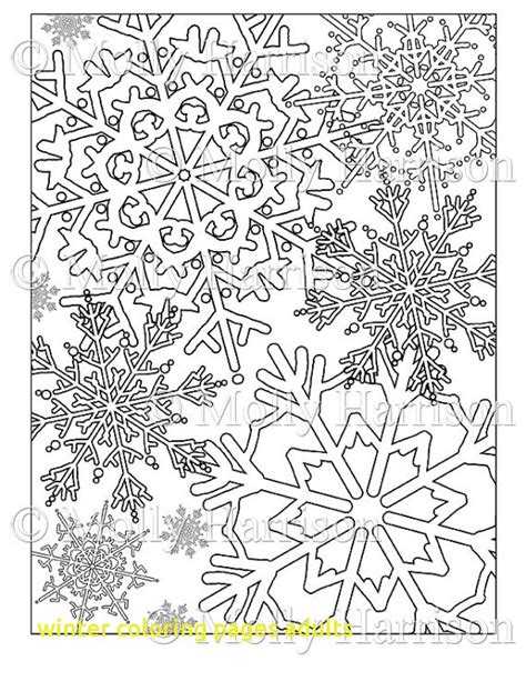 winter coloring pages  adults  getcoloringscom  printable