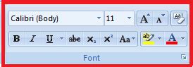 ms word  format fonts  ms word
