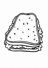 Sandwich Belegtes Ausmalbild Ausmalbilder Ausmalen Speisen Ausdrucken Brot Kostenlos Eu Toast sketch template