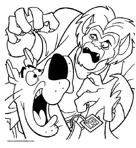 scooby doo coloring book pages coloring home
