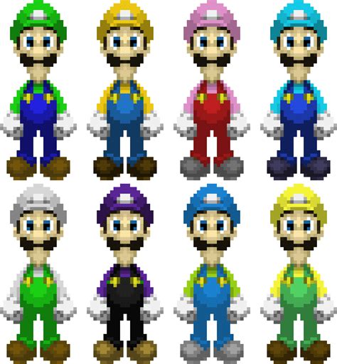 Super Smash Bros Ultimate Luigi Costumes Apl Pixel