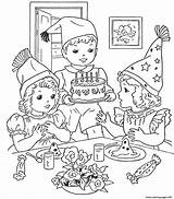 Birthday Coloring Pages Party Sheets Printable Color Book Print Popular Pdf sketch template
