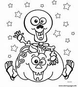Coloring Halloween Skeleton Pages Pumpkin Scary Kids Print Printable Silly Color Skeletons Tick Treat Face Size Mandy Billy Adventures Popular sketch template