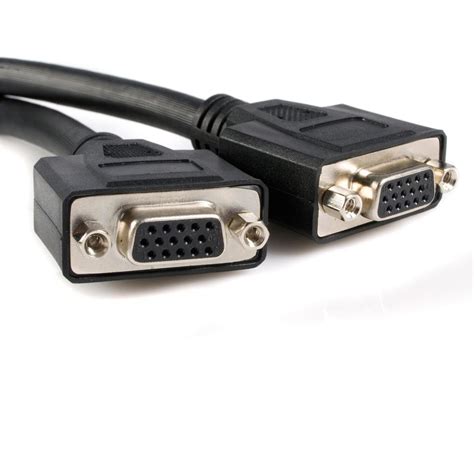 startechcom dms   vga splitter  dms    vga  cable monitor splitter cable