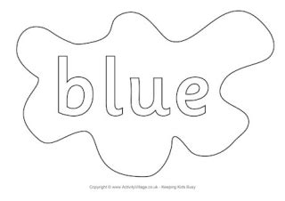 gambar blue activities kids colouring page splats coloring pages