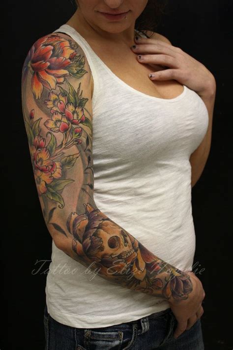sleeve tattoos  women images  pinterest