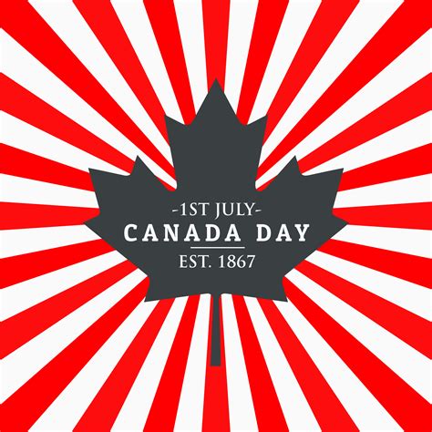canada day greeting background   vector art stock