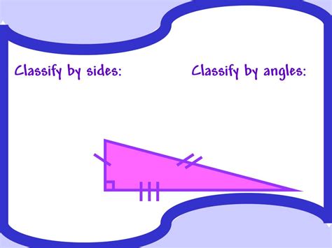 Ppt Classifying Triangles By Sides And Angles Powerpoint
