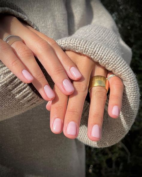 clean girl nails  trending    minimalist manicures