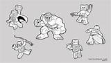 Lego Coloring Marvel Pages Super Heroes Avengers Superhero Preliminary Lettieri Steve Interview Exclusive Viewing Superheroes Popular Hero sketch template