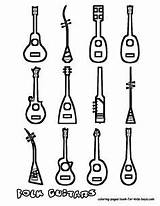 Music Coloring Note Pages Instrument Instruments Draw String Outline Musical Drawing Clipartmag Planner Printables Guitar Acoustic Organisation Organization Color sketch template