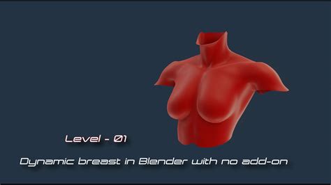 artstation dynamic breast blender tutorial with no add on