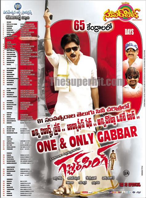 less known things blogspot gabbar singh 100 days posters