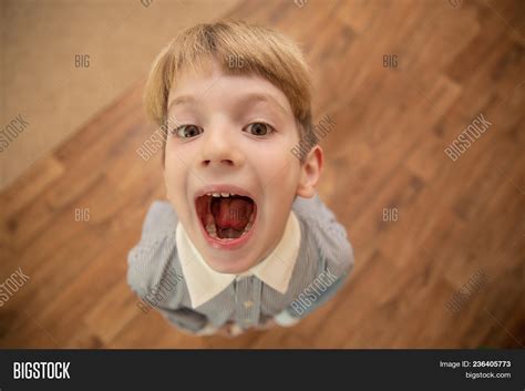 boy mouth open image photo  trial bigstock