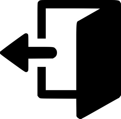 exit logout svg png icon    onlinewebfontscom
