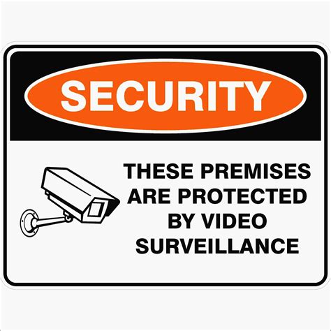 premises  protected  video surveillance discount safety signs  zealand