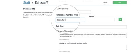 add staff reference numbers timely  docs
