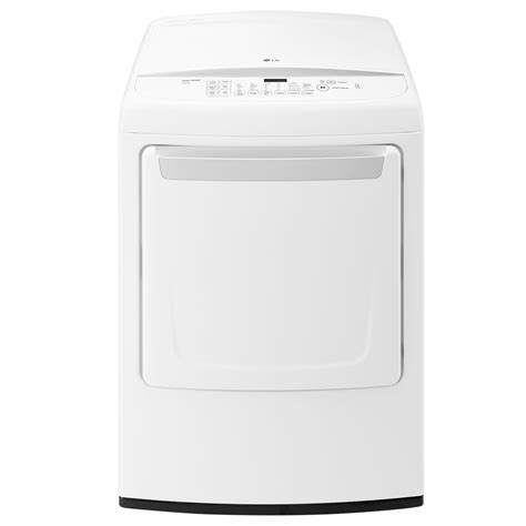lg white electric dryer dlew