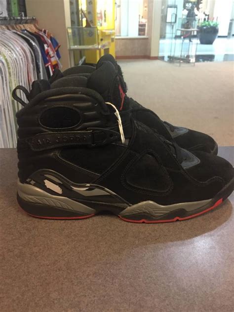 Nike Air Jordan 8 Viii Retro Size 10 5 Bred Black Cement